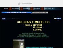 Tablet Screenshot of cocinasymuebles.com